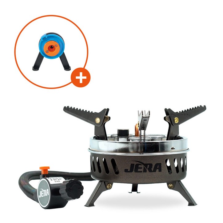 제라 로켓 SUB 스토브 강염버너 고화력 캠핑버너 그리들 가스버너, 1개