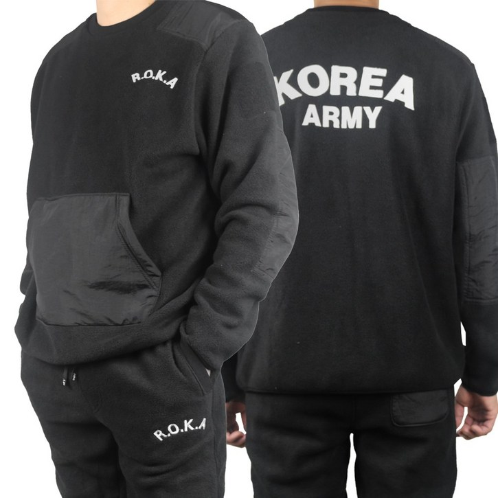 아미아머 로카 맨투맨 ROKA 기모 아미아머 로카 맨투맨 ROKA 기모