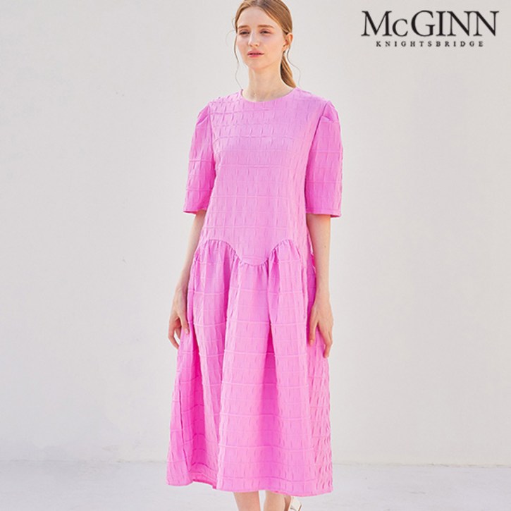 McGINN 스퀘어엠보원피스MI4M1OP3321