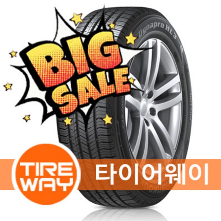 당일배송 255/60R18 한국타이어 다이나프로 HL3 (RA45) 2556018 타이어웨이, 단일상품