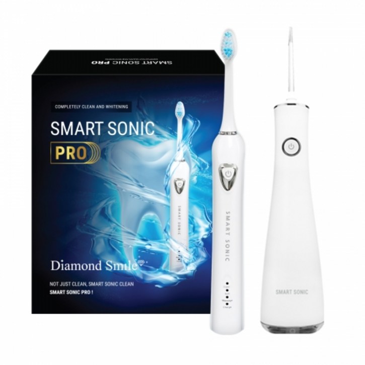 스마트소닉 프로 충전식 음파칫솔 RLT211 [싱글] + DENTA 구강세정기 SG-8001A, 1개, 단일상품, 단일색상