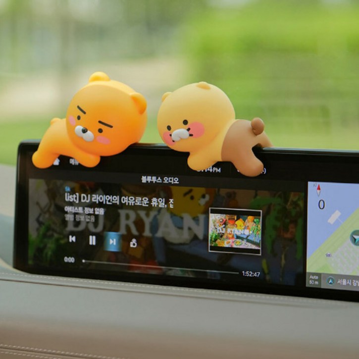 카카오프렌즈 춘식이 모니터 방향제 네비게이션 차량용 멀티 거치