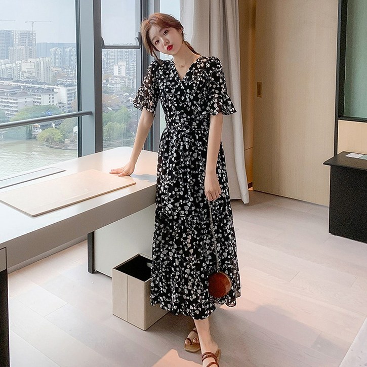 이너소울 여성 휴양지 롱원피스 여름 쿨 슬림핏 이너소울 여성 휴양지 롱원피스 여름 쿨 슬림핏