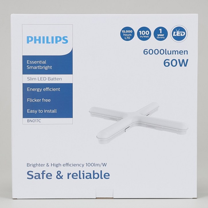 필립스 LED 십자등 60W 주광색 5700K 플리커프리