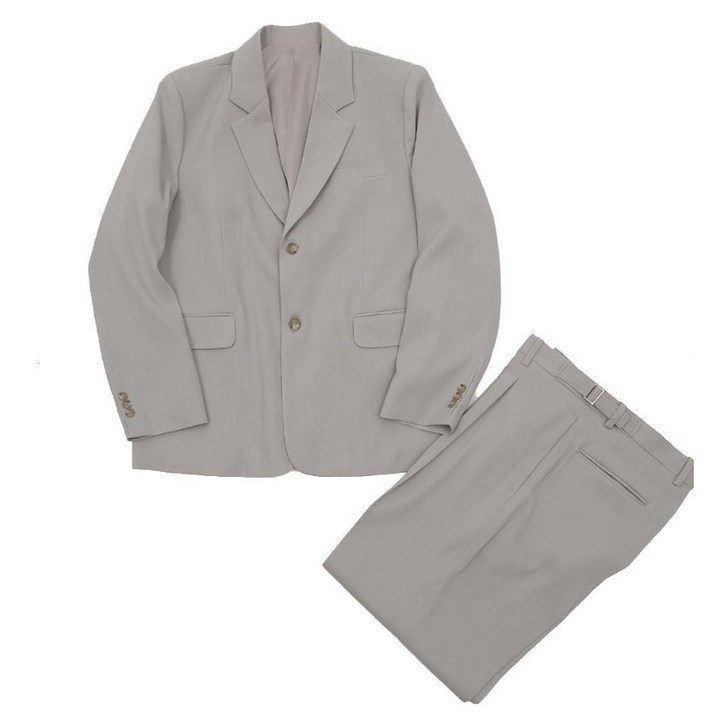 [제이웰] 남자 봄 여름 린넨 오버핏 수트 정장셋업 자켓 세미와이드슬랙스 세트