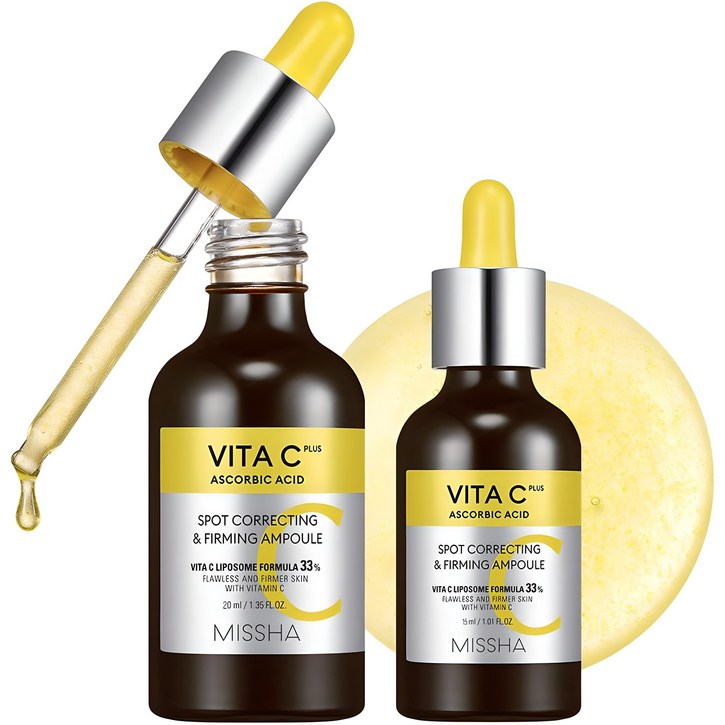 미샤 비타씨플러스 잡티씨 탄력앰플 20ml  15ml, 1개
