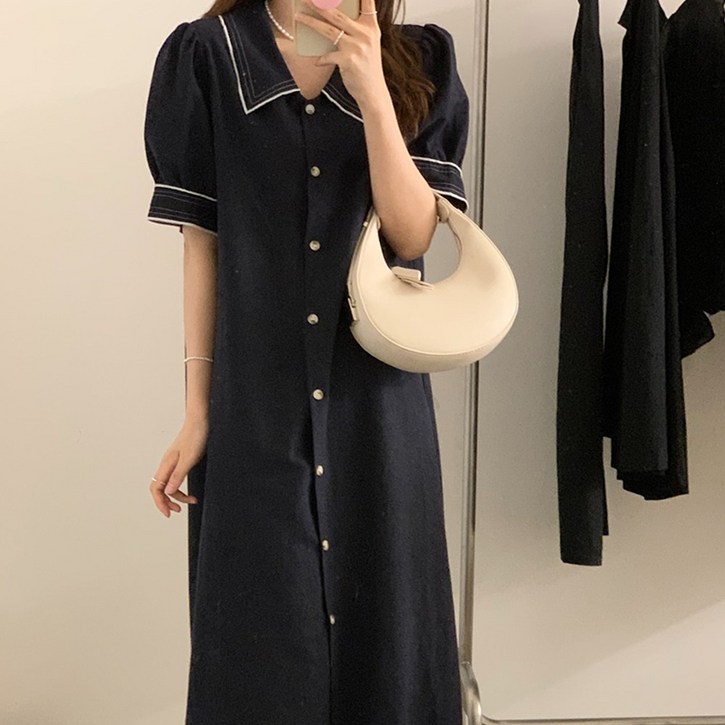 [#데일리]여성 데일리 카라 원피스