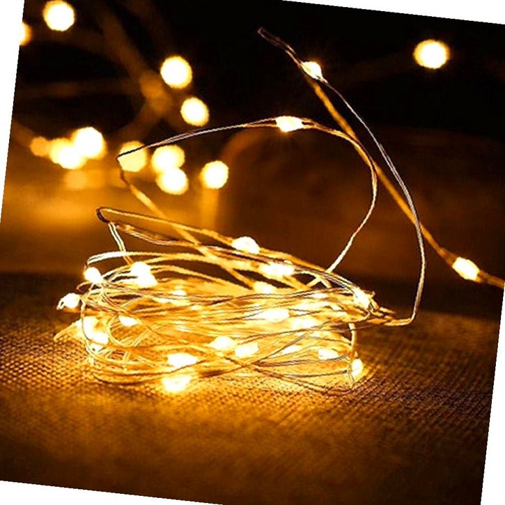 LED와이어전구 조명램프 2M  건전지