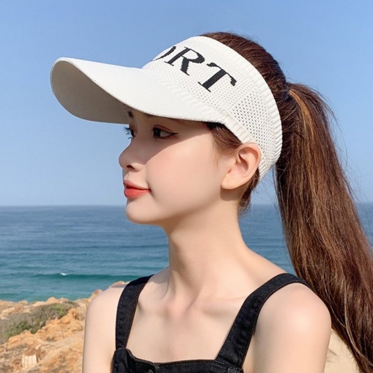 레드썬 여성 스포츠 골프 썬캡 여름 자외선차단 모자