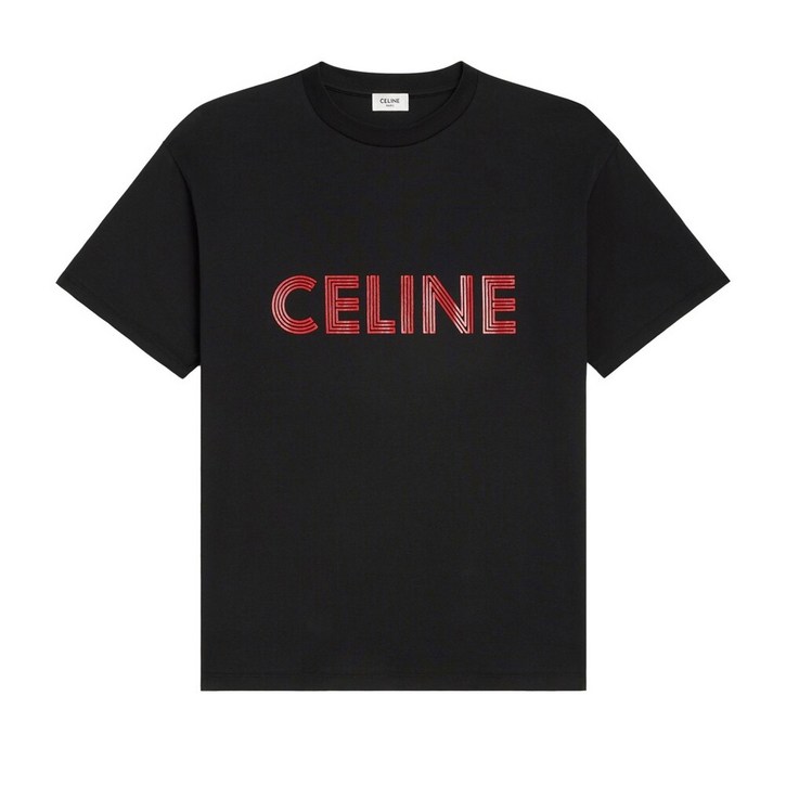 셀린느 반팔 지기 라이네이트 로고 티셔츠 2X51I671Q 38BR 6