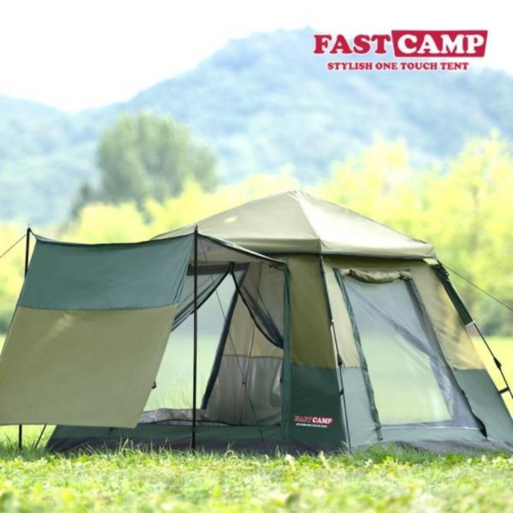 [아이두젠] 패스트캠프 오토4 클래식 원터치 자동 텐트, 그레이