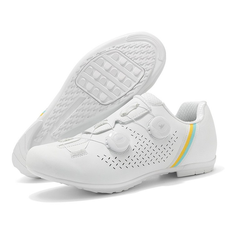 MASZRE 자전거 운동화 남성 여성 클릿없는 MTB 플랫슈즈 논클릿, 255, white