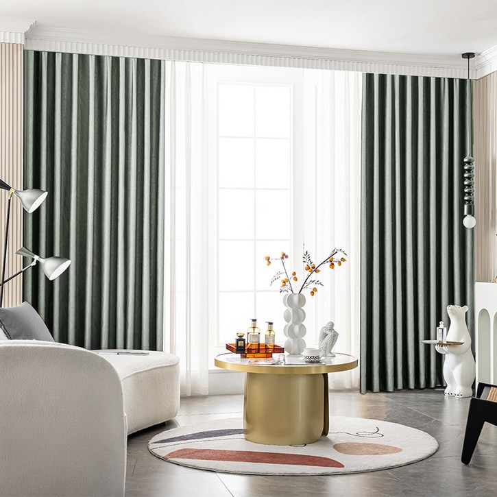 암막커튼 벨벳원단 거실커텐 창문형커튼 쉐우도암막커튼 아일렛형 2장