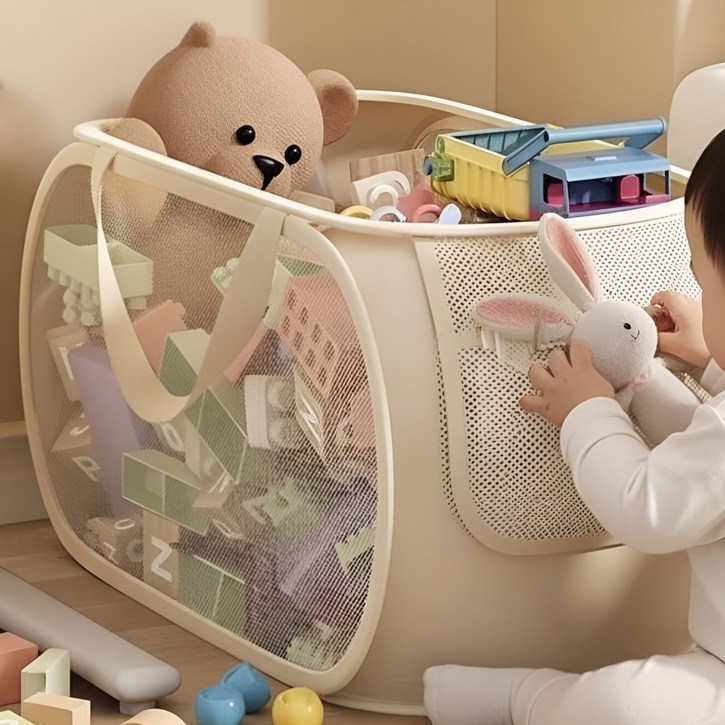 엘니브 접이식 장난감 바구니