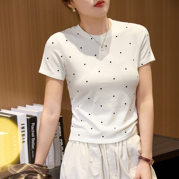Novastar 여성 여름 통기 상의 반팔 티셔츠 모달 면
