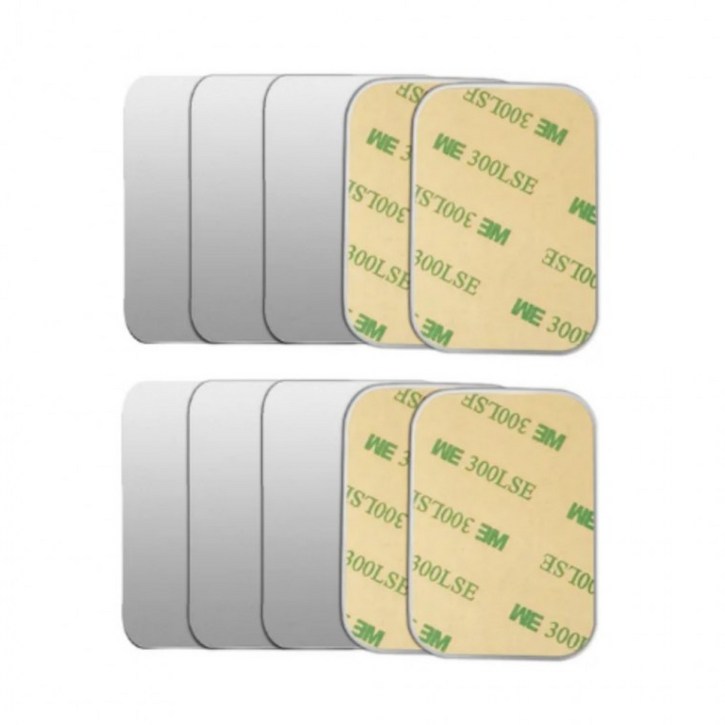 메탈 플레이트 사각 실버 철판 10pcs