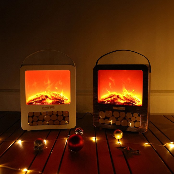 HK.sell 타닥 모닥불 캠핑조명 불꽃 장작 모형 무드등