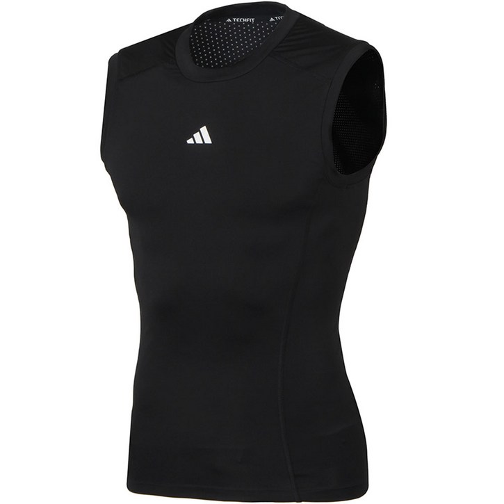 아디다스 민소매 스포츠 런닝 나시 나시티 슬리브리스 TF 블랙 남여공용 운동복 + SHP 마스크