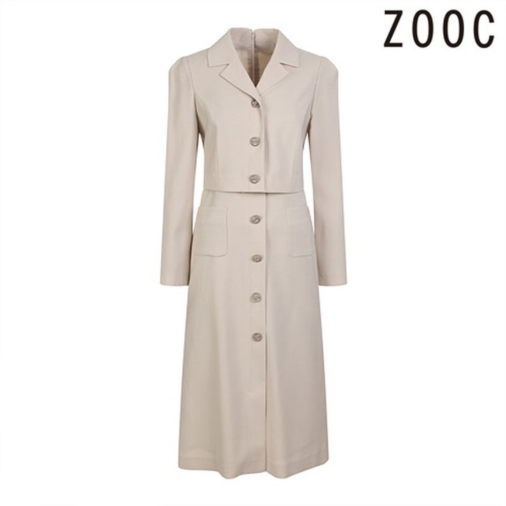 주크 투피스형 카라 여름 원피스 V232PSE944 LE