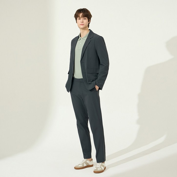 펠틱스 남성 수트 셋업 면접 경조사룩 하객룩 가을 캐주얼 정장세트 (F508M-2)