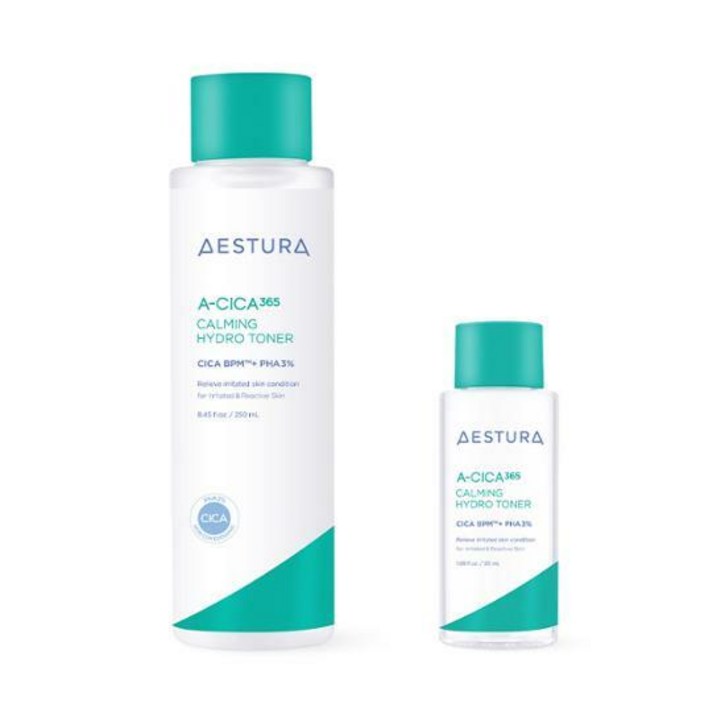 NEW 에스트라 에이시카365 수분진정결토너 250ml 기획토너 50ml 증정