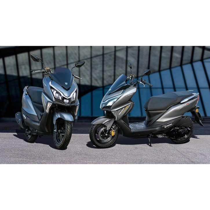 하우주 ADX125 125CC 출퇴근 오토바이, 배달 스쿠터, 화이트