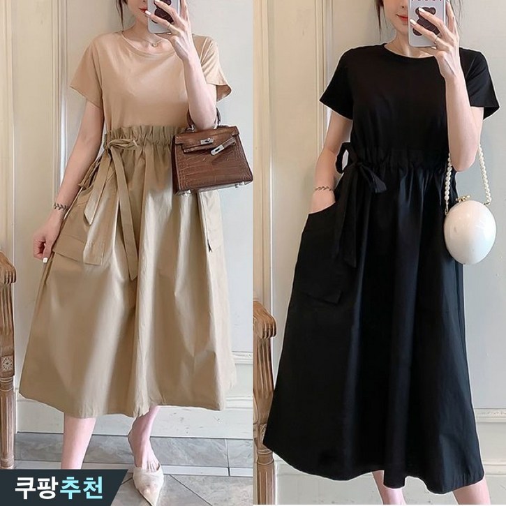 150kg까지 날씬해보이는 여성 빅사이즈 레이어드 플리츠 언밸 반팔 원피스 여름 신상 추천 우아한 기질 코디 검정 프릴 주름 박스 루즈핏 비대칭 큰옷 4xl 데일리 플레어 롱원피스