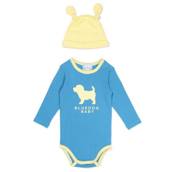 블루독베이비 블루독 바디수트 SET, 12개월 쌍둥이 삼둥이 유아 선물