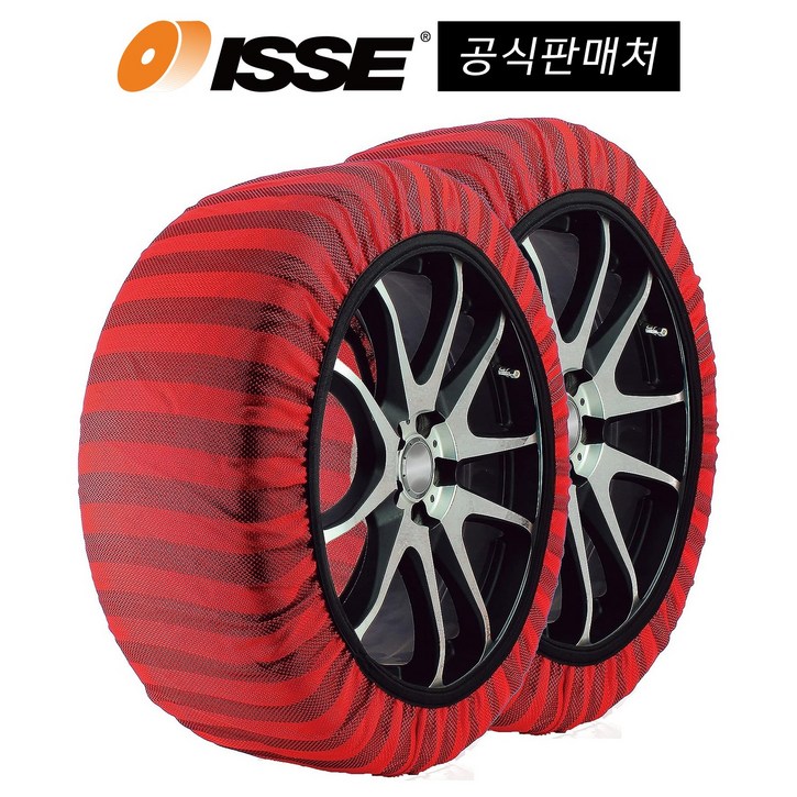 ISSE 잇세 국내유일 유럽제조 타이어 직물체인 스노우 체인 클래식 모델 CLASSIC 2p 1세트, 1개