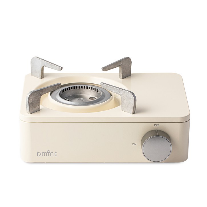 디마인 감성 스토브 캠핑 미니 가스버너 휴대용 GRASTOVE (+ 전용가방포함), 크림, 1개