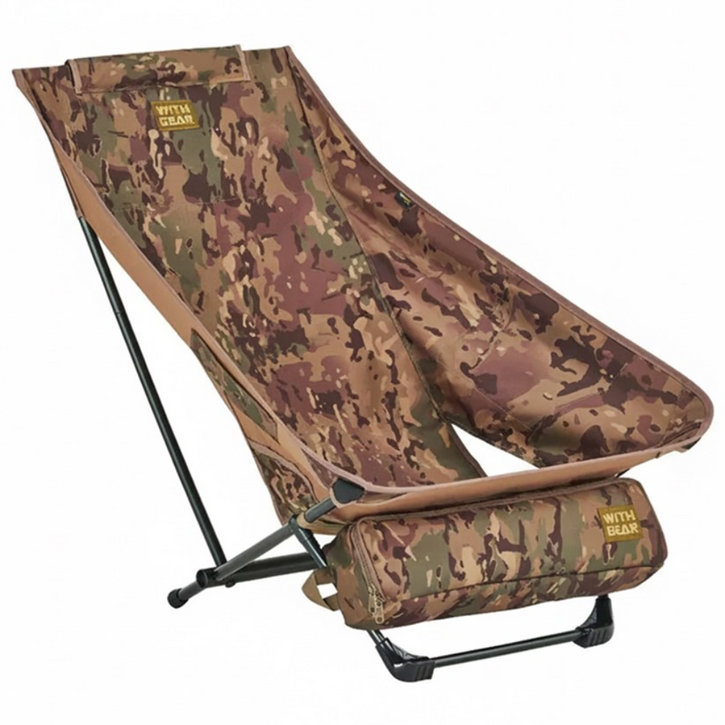 위드기어 체어카보2 FCCV2 초경량 레스트 국내 제작(국산) 접이식 캠핑의자, 밀리터리카모, 1개