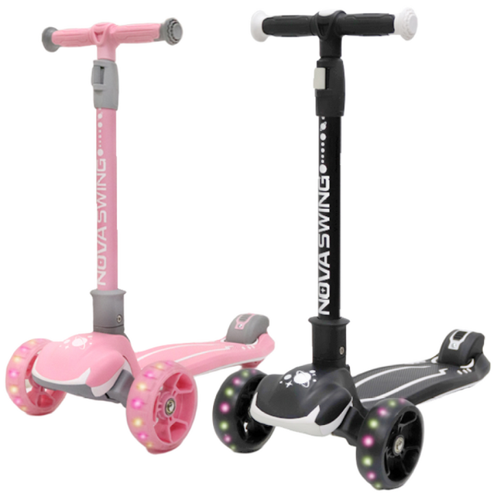 노바 스윙 스쿠터 Z7 2종 골라담기핑크,블랙, 1개, 피치핑크