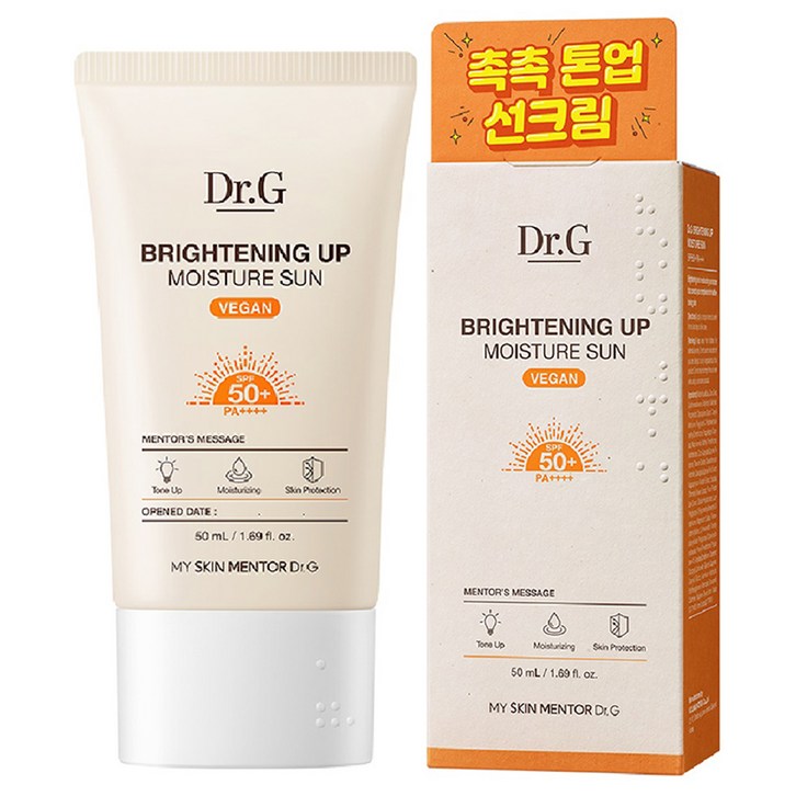 닥터지 브라이트닝 업 모이스처 선크림 SPF50 PA, 50ml, 1개