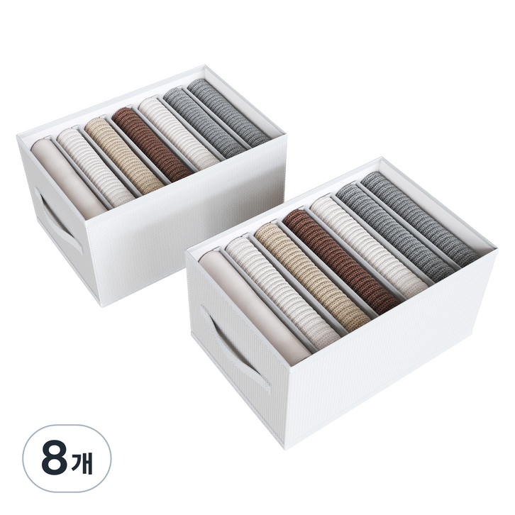 하비티 접이식 칸막이 의류 정리함 36x25x20cm