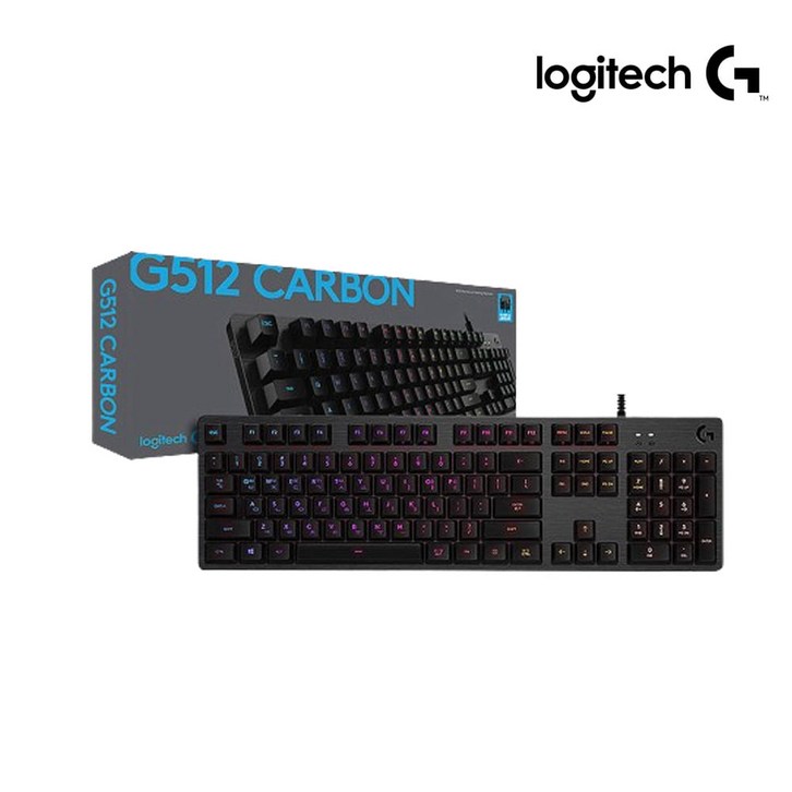 로지텍코리아 로지텍G G512 GX 기계식 게이밍 키보드, 블랙, G512 GX BROWN 갈축, 갈축