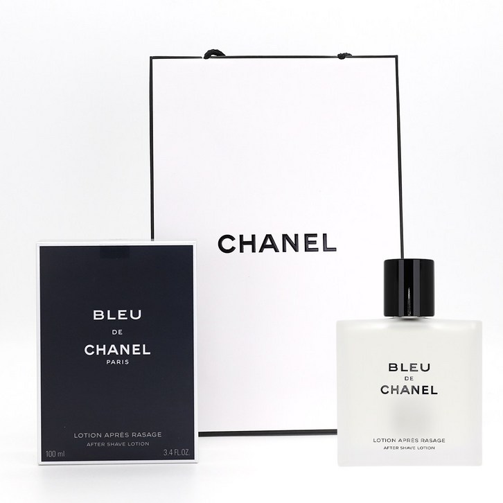 백화점 정품 블루 드 샤넬 애프터 쉐이브 로션 토너타입 쇼핑백동봉