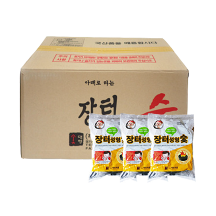 캠핑 바베큐 구이용 아래로타 연탄 번개탄 40개, 40개