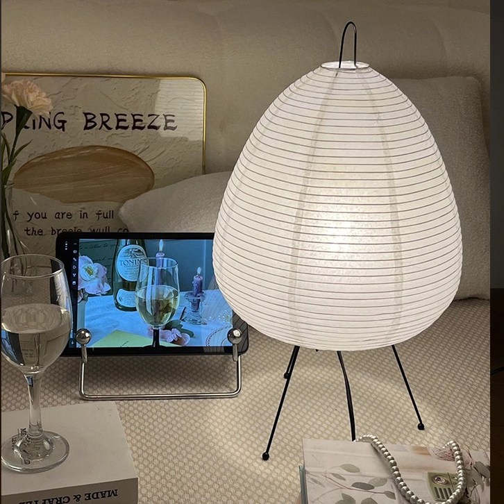 Akari Lamp 한지 테이블 램프 인테리어 조명 침대 스탠드 무드등