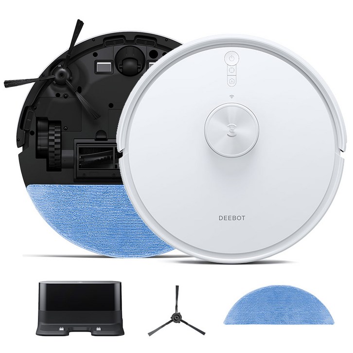 ECOVACS 디봇 Y1 프로 로봇 청소기 1년 보증 AS/APP 한국어 지원/한국식 플러그
