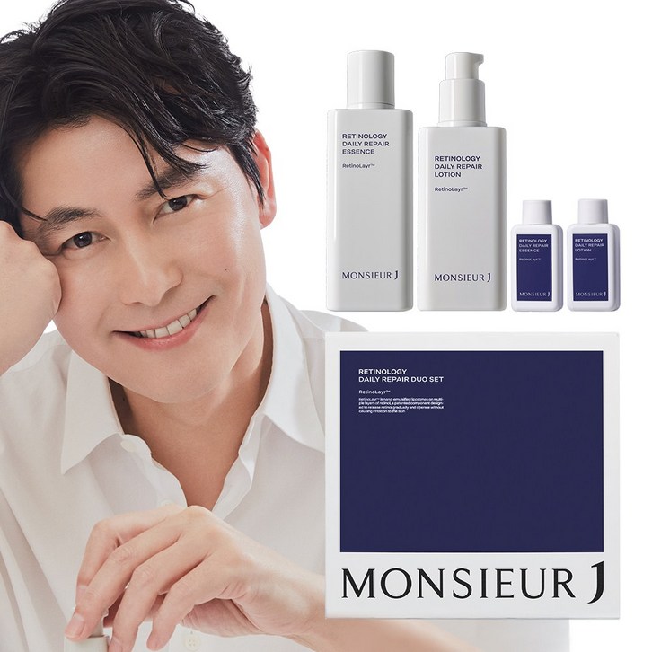 무슈제이 레티놀로지 남자 스킨로션세트에센스 스킨 로션 샘플2종, 1개