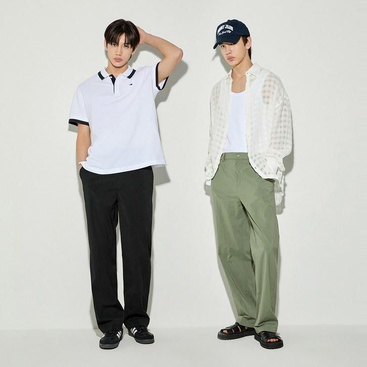 타미힐피거 [썸머캡슐] 스트레이트핏 스판 팬츠 2종 택1 (T32E3WPC48TML1)