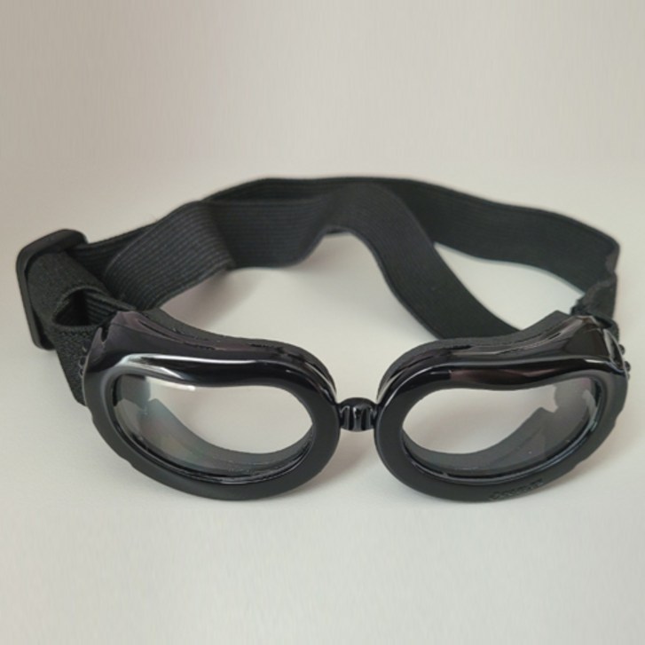 퍼플펫 소형견 강아지 투명 고글 UV차단 눈보호 선글라스 안경