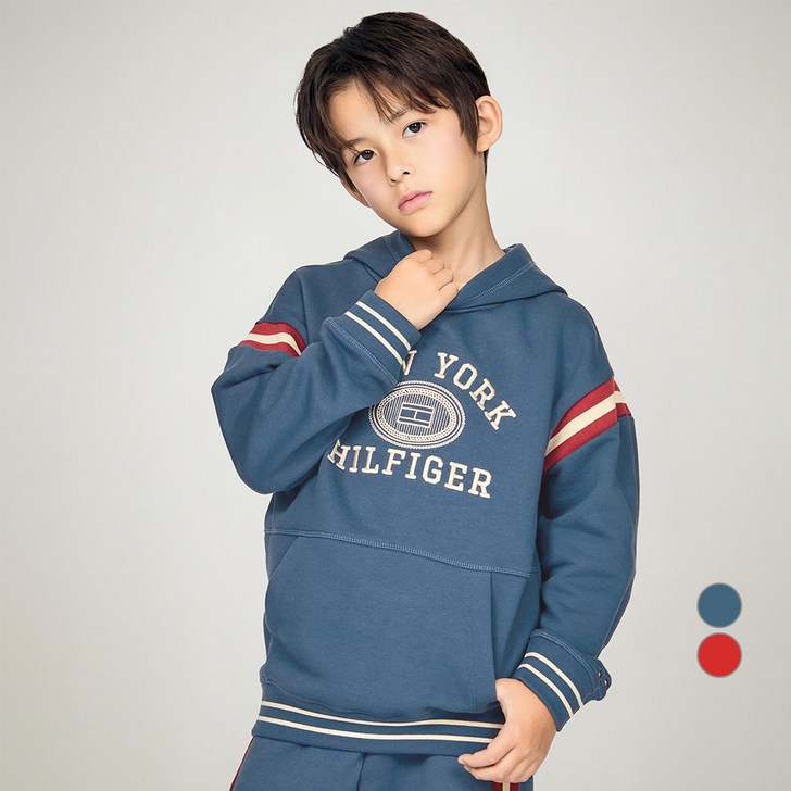 타미힐피거 남아용 모노타입 자수 로고 후디 타미힐피거 남아용 모노타입 자수 로고 후디