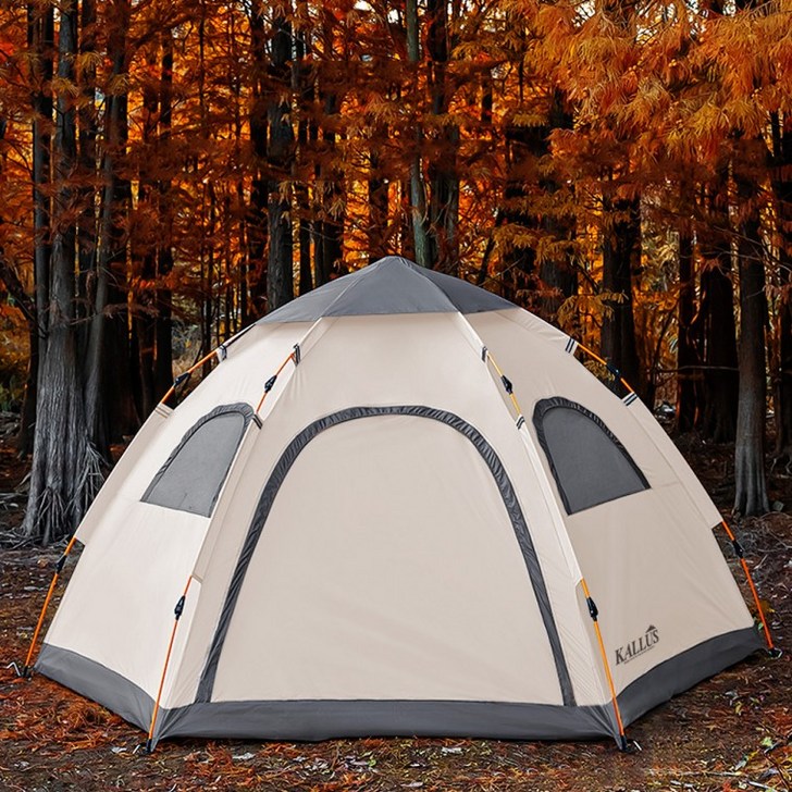 초특대형 원터치 오토 육각텐트 가성비 피크닉 텐트 나들이용