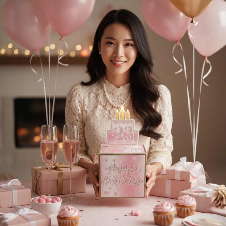 돈케이크 생일파티 환갑 용돈 이벤트