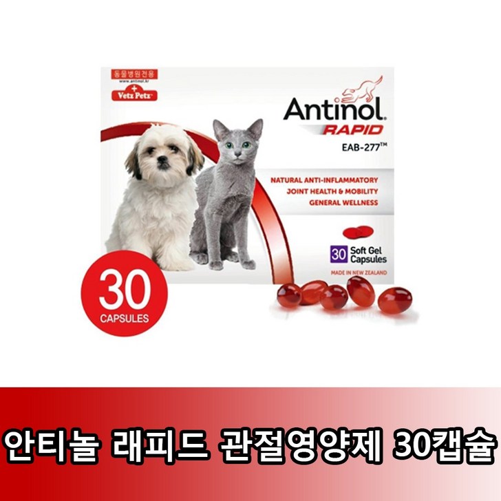 바이오라인 안티놀 래피드 천연 관절영양제 30캡슐60캡슐90캡슐