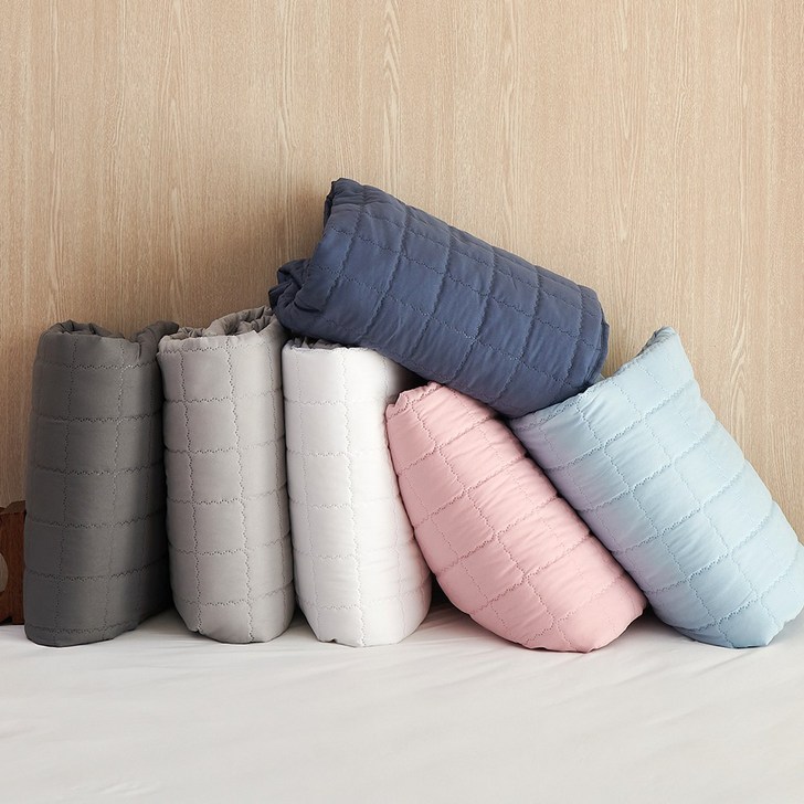 데시뉴 에센스 항균 누빔 방수 침대패드, 핑크