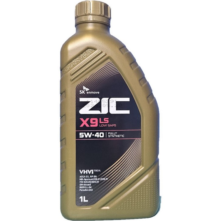 ZIC X9 LS 5W40 1L 디젤 엔진오일