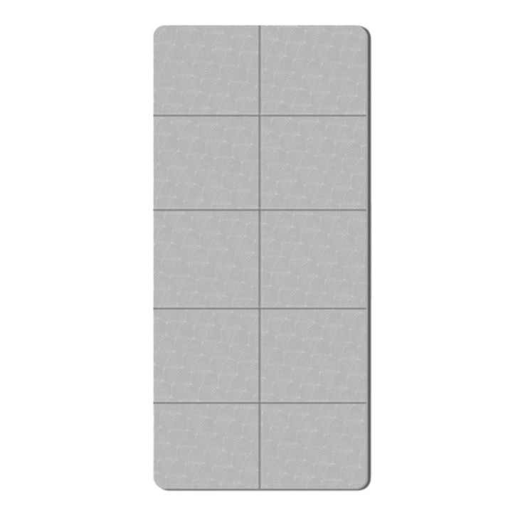 프리미엄 두꺼운 TPE 트레이닝 헬스 매트 접이식 10단 요가매트, 라이트그레이, 1개