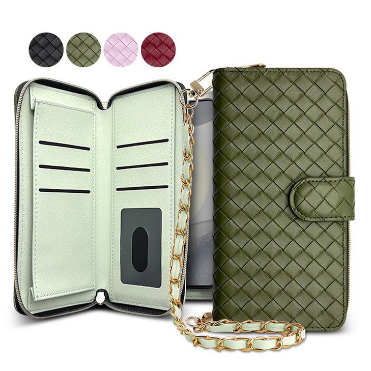 HWHW 갤럭시노트10 5G 전용 N971N 노트10 프리움 지갑형 가죽 다이어리 지퍼 수납 핸드폰 케이스